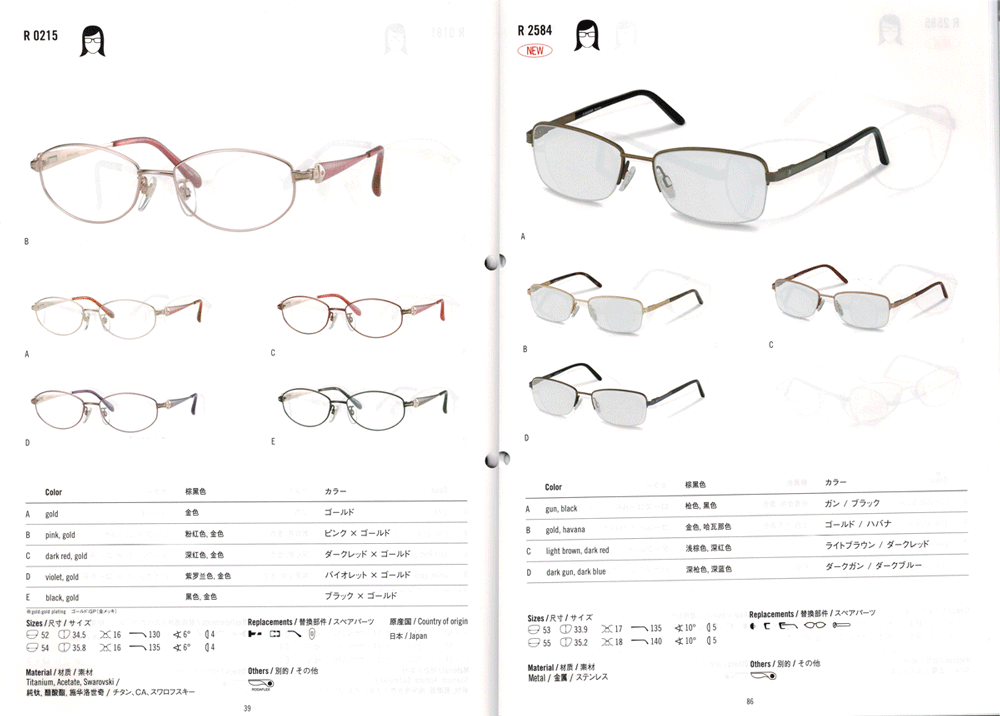 webカタログ　RODENSTOCK（ローデンストック）